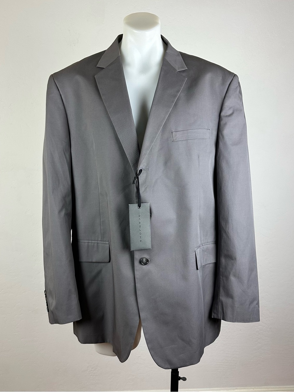 NWT Sean John Men's Gray Single-Breasted Sport Jacket